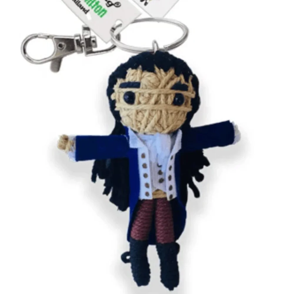 Alexander Hamilton Broadway String Doll Exclusive Edition Bag Charm and Keychain